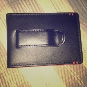 Orange and black Lodis wallet men’s